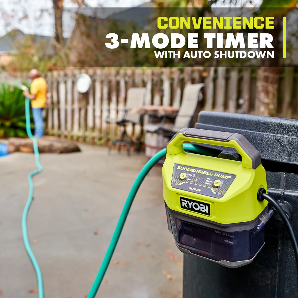 18V ONE+ 20 GPM SUBMERSIBLE WATER TRANSFER PUMP - Image 4
