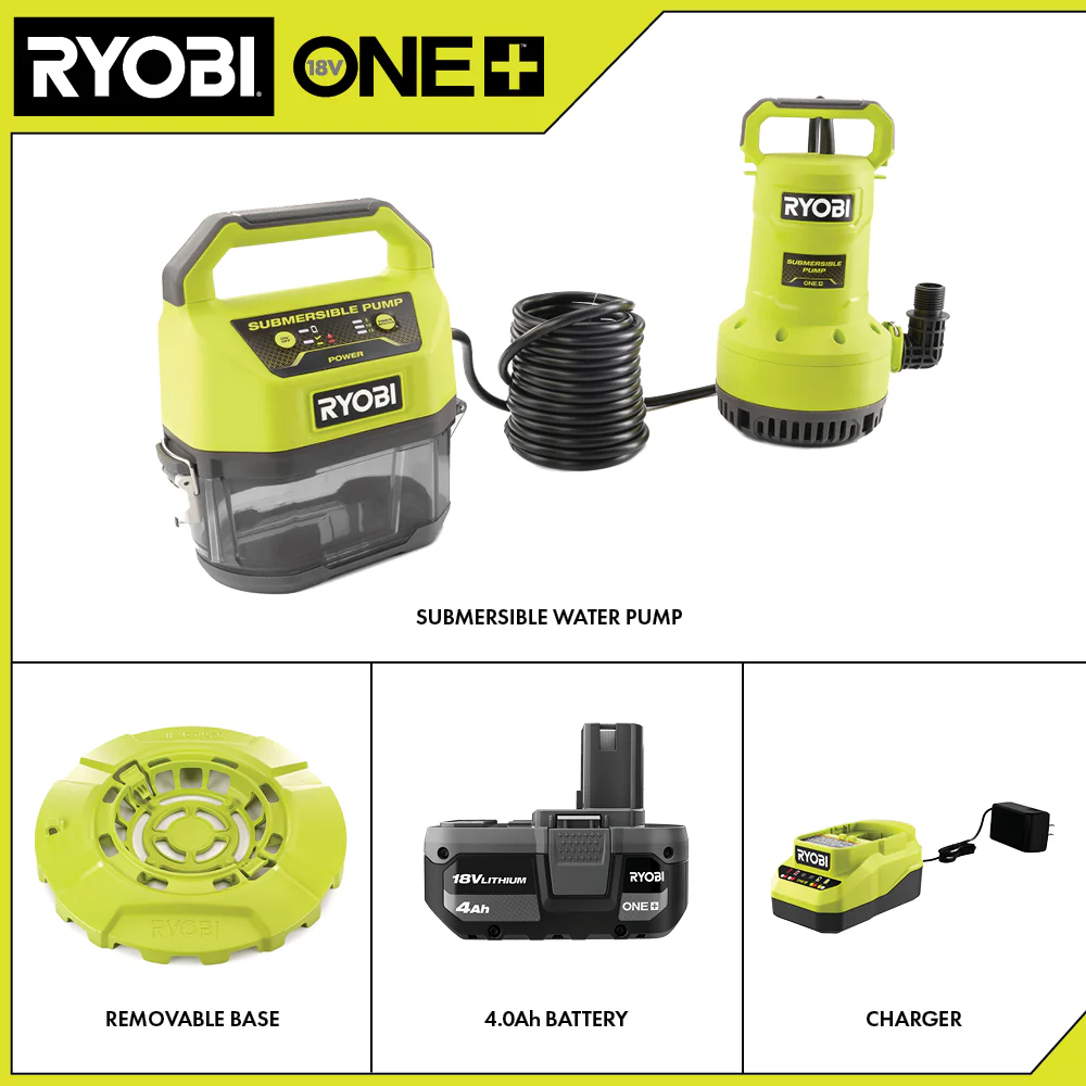 18V ONE+ 20 GPM SUBMERSIBLE WATER TRANSFER PUMP KIT - Image 2