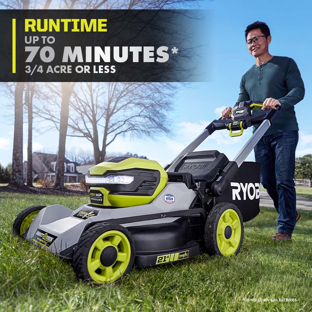 40V HP BRUSHLESS 21" SELF-PROPELLED MULTI-BLADE MOWER - Image 5