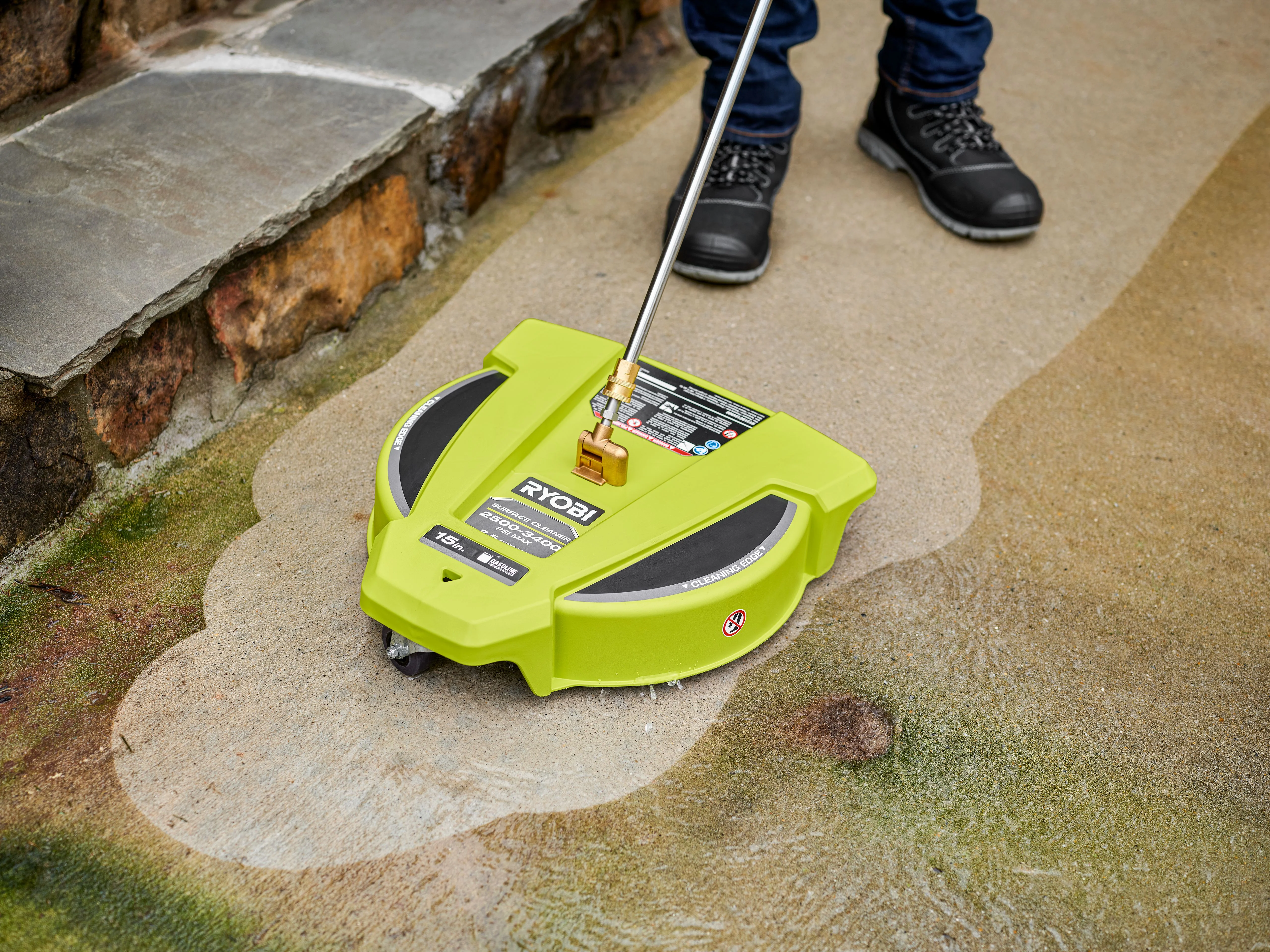 15" 3400 PSI GAS PRESSURE WASHER SURFACE CLEANER - Image 4