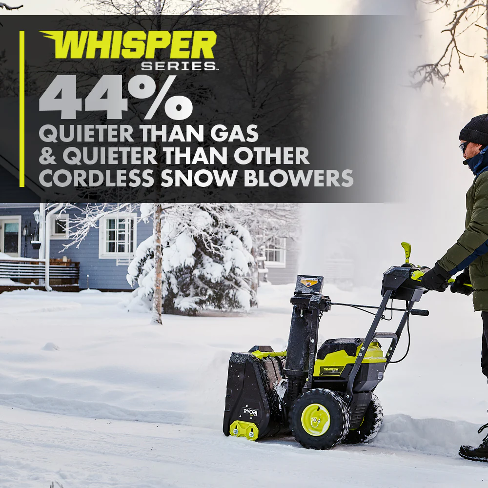 40V HP BRUSHLESS WHISPER SERIES 22" TWO-STAGE SNOW BLOWER KIT - Image 5
