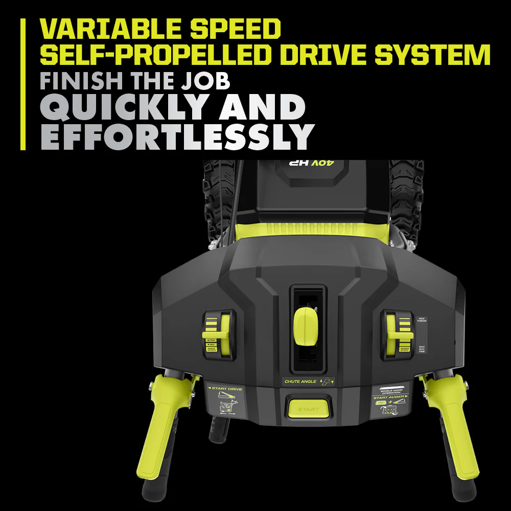 40V HP BRUSHLESS WHISPER SERIES 22" TWO-STAGE SNOW BLOWER KIT - Image 7