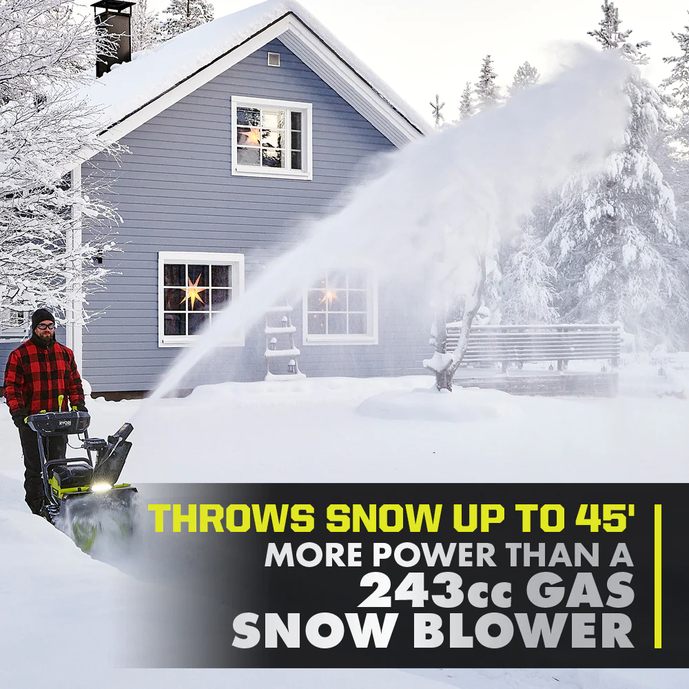 40V HP BRUSHLESS WHISPER SERIES 22" TWO-STAGE SNOW BLOWER KIT - Image 9