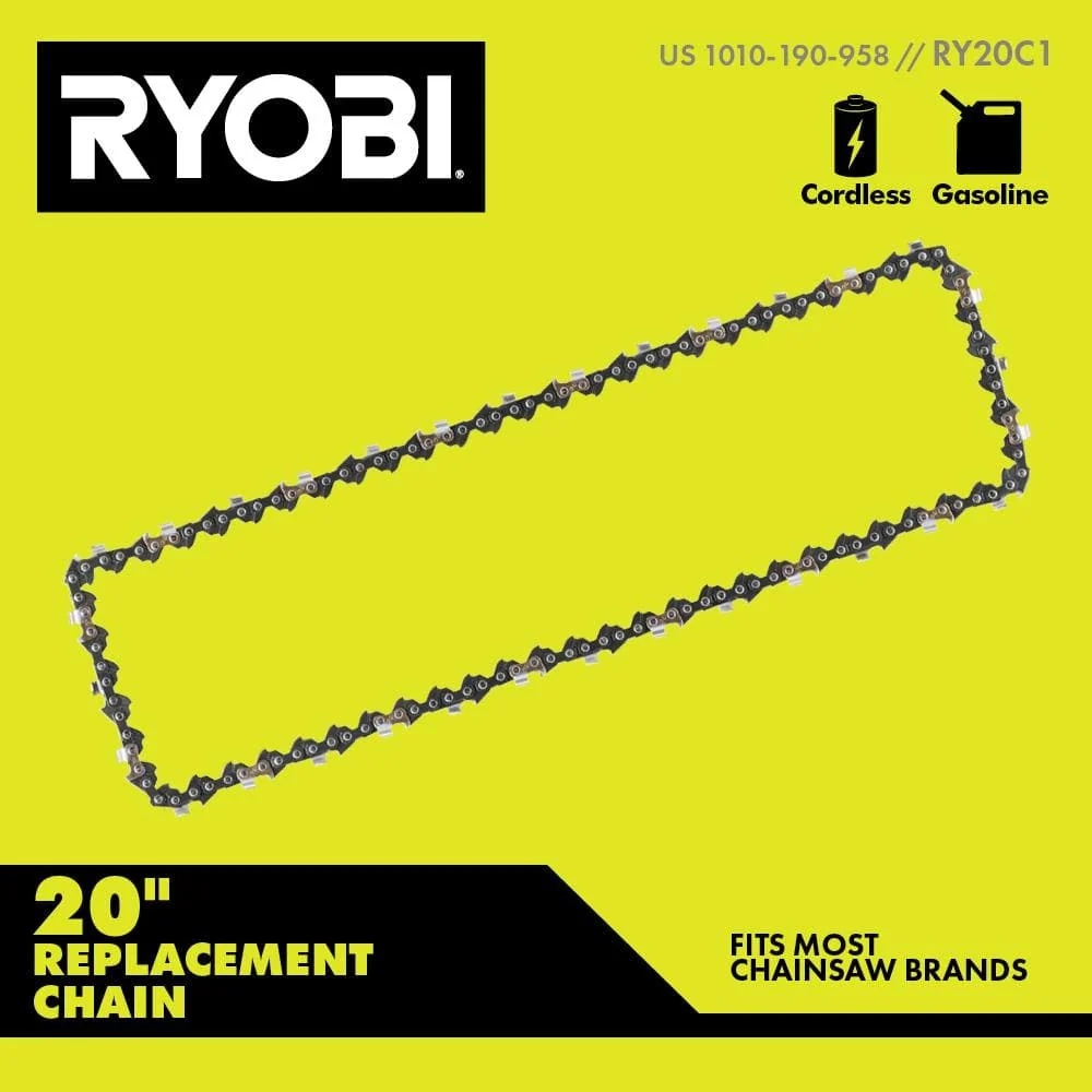 20" 0.050-Gauge Replacement Full Compliment Chainsaw Chain, 70 Links - Image 2