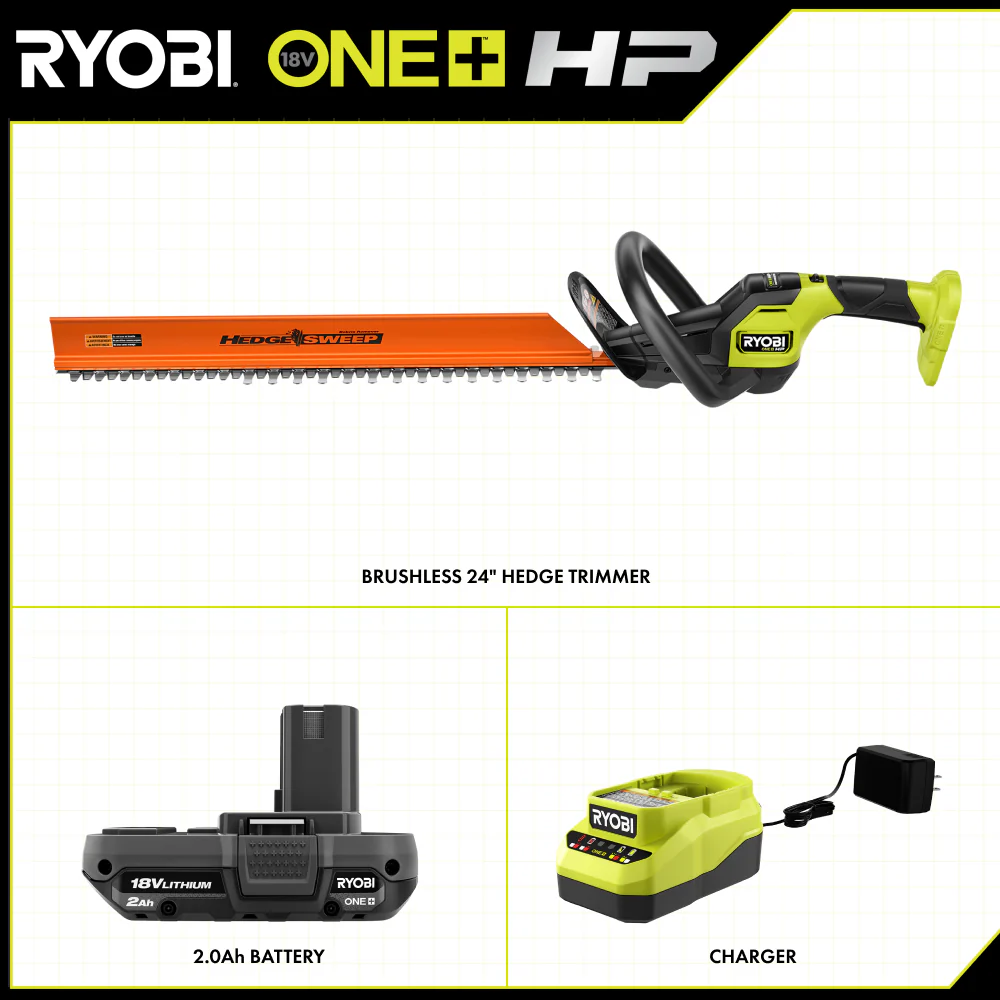 18V ONE+ HP BRUSHLESS 24" HEDGE TRIMMER KIT - Image 3