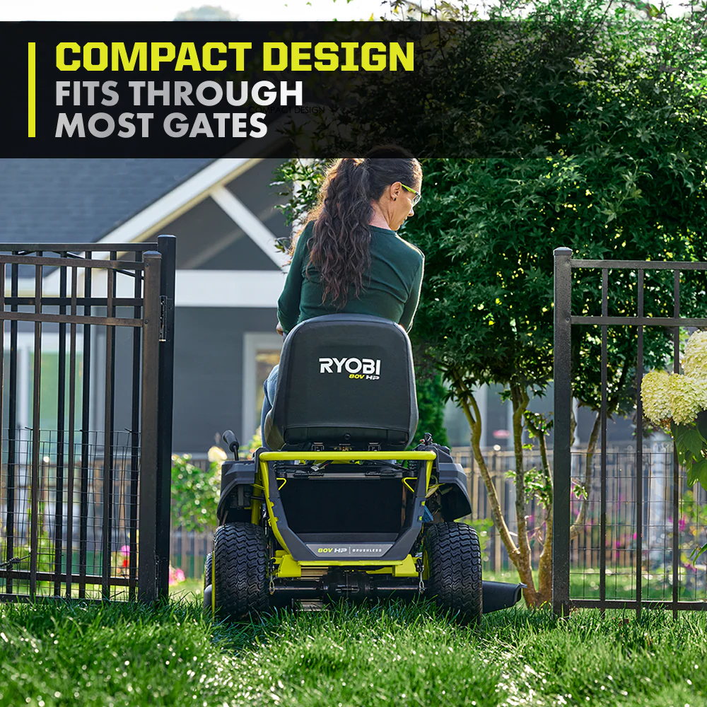 R1 80V HP Brushless 30” Riding Lawn Mower Kit - Image 10