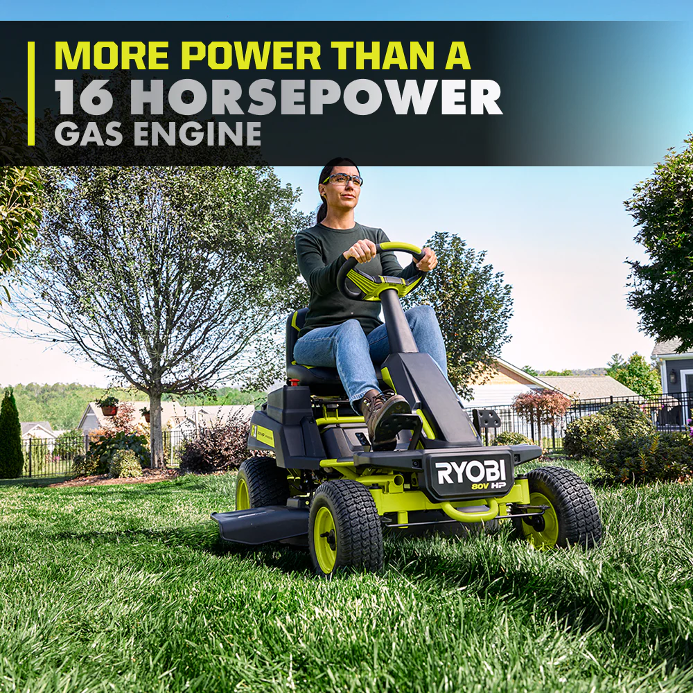 R1 80V HP Brushless 30” Riding Lawn Mower Kit - Image 5