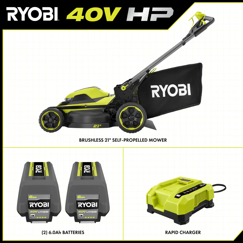 40V HP BRUSHLESS 21" SELF-PROPELLED MOWER KIT - Image 3