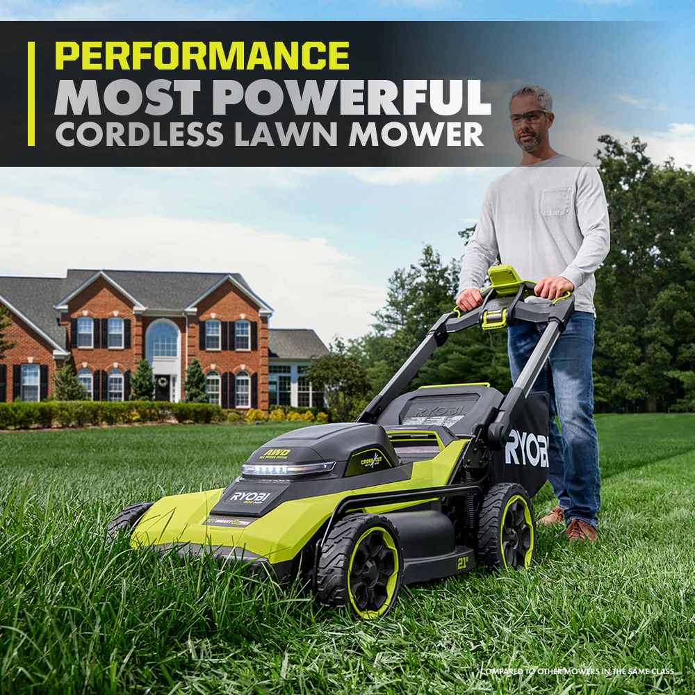 40V HP BRUSHLESS 21" SELF-PROPELLED ALL-WHEEL DRIVE MULTI-BLADE MOWER KIT - Image 4