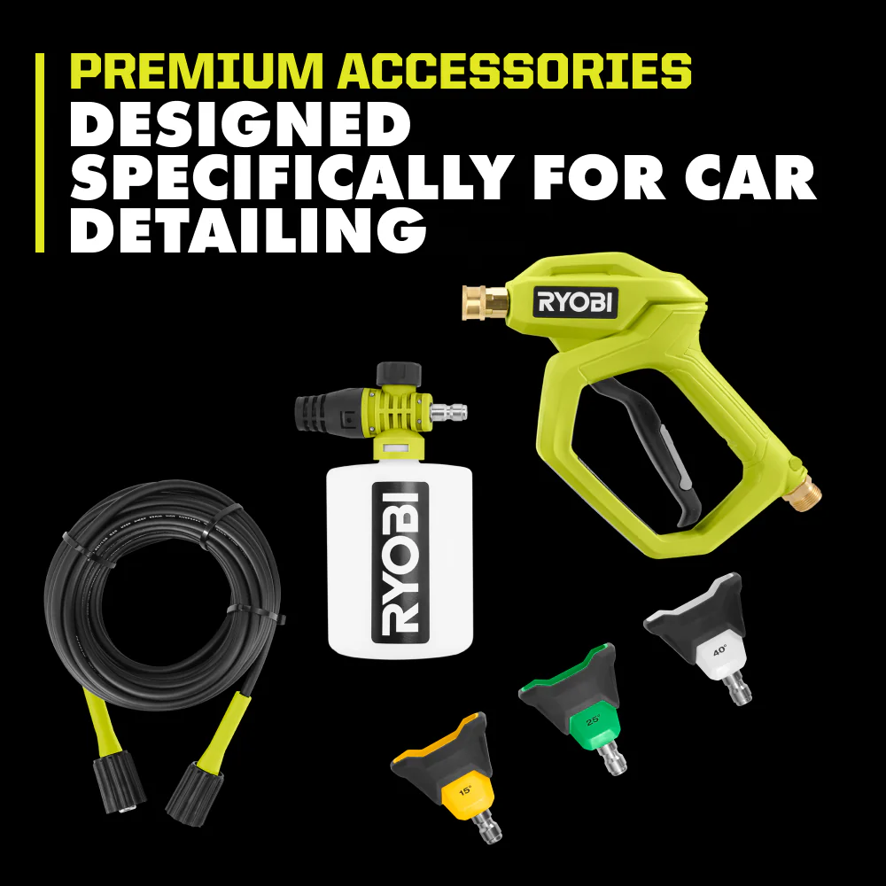 1200 PSI 1.8 GPM Cold Water Automotive High Flow Electric Pressure Washer Kit - Image 10