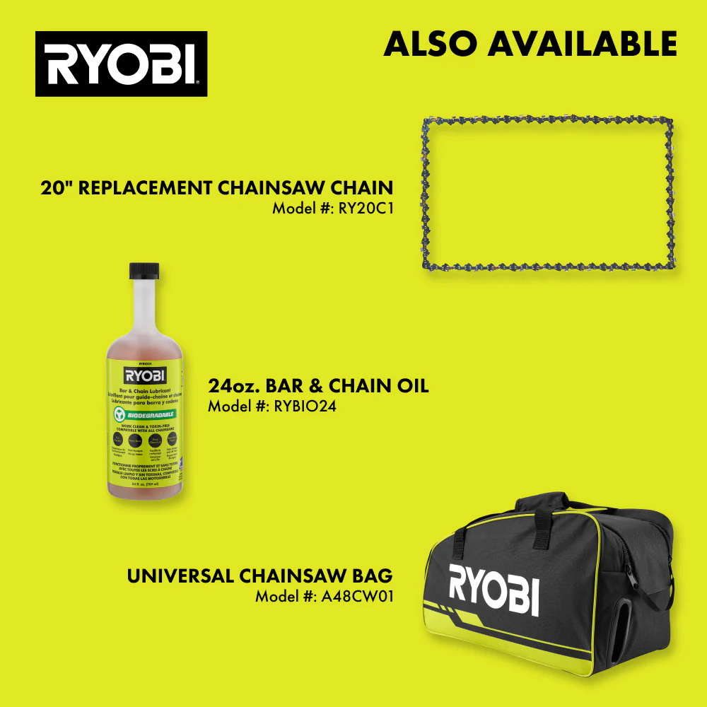 40V HP Brushless 20" Chainsaw - Image 10