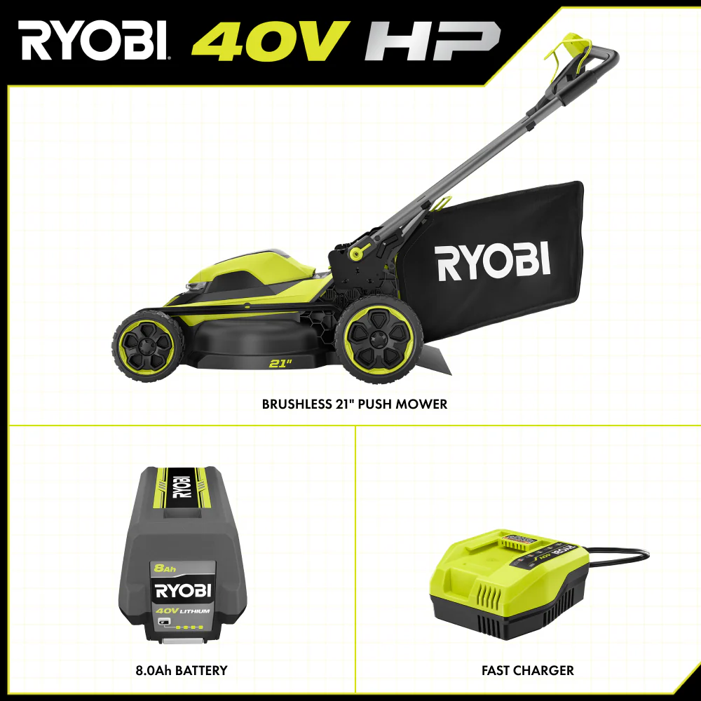 40V HP BRUSHLESS 21" PUSH MOWER KIT - Image 3