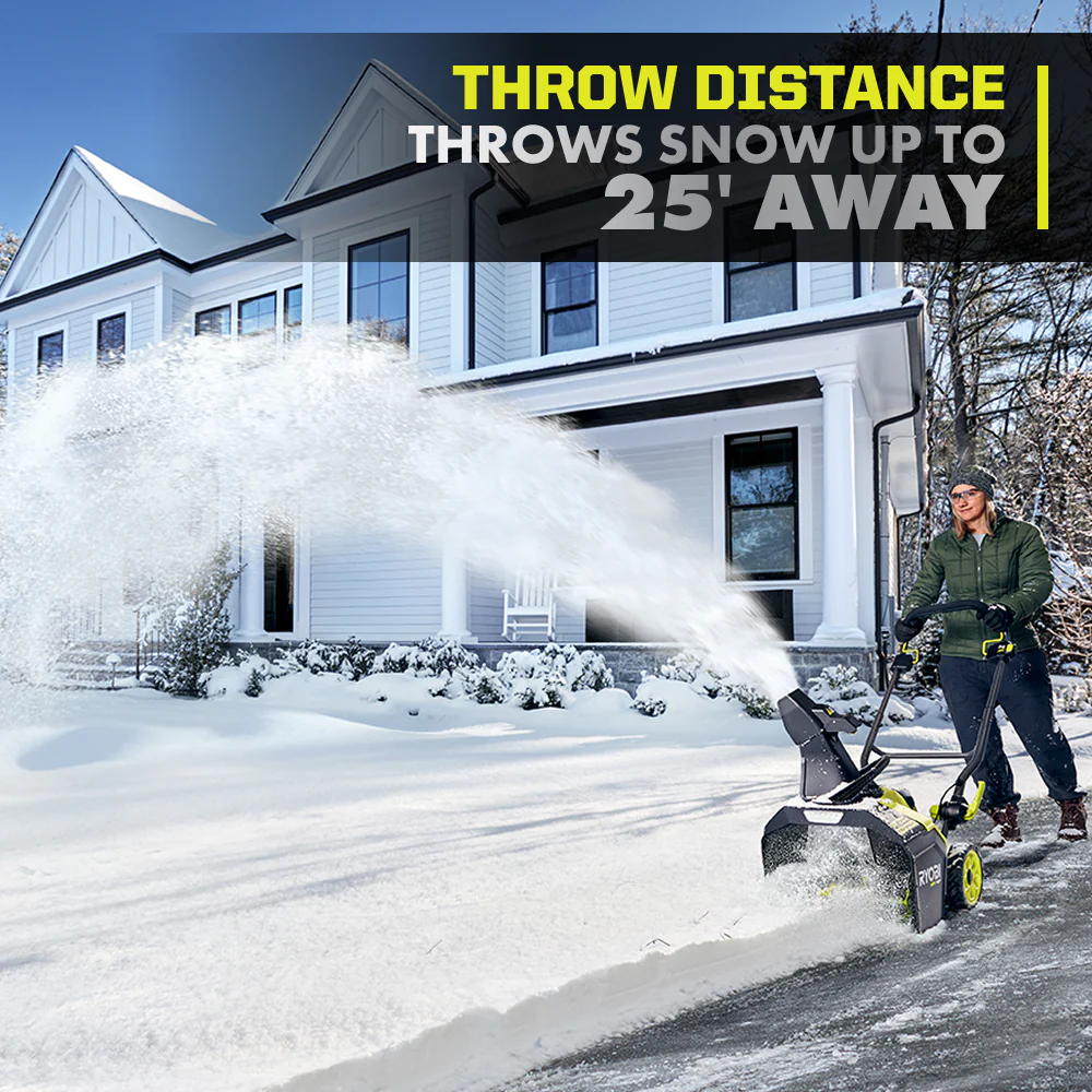 40V HP Brushless 18” Single-Stage Auger-Propelled Snow Blower - Image 7