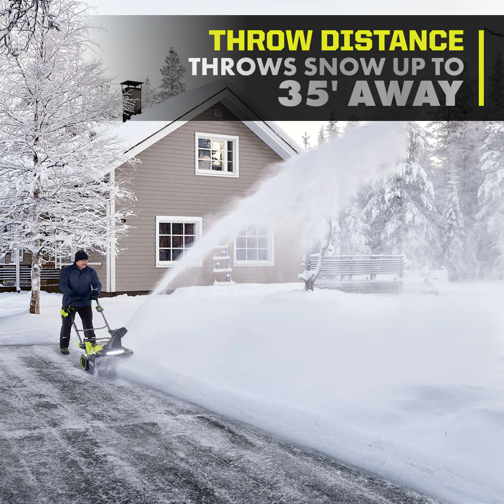40V HP Brushless 21” Single-Stage Auger-Propelled Snow Blower - Image 7