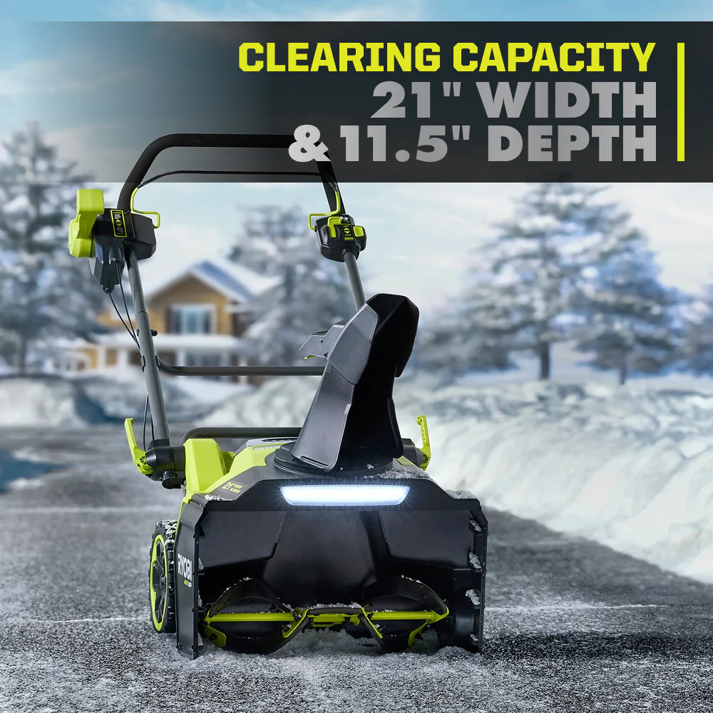 40V HP Brushless 21” Single-Stage Auger-Propelled Snow Blower - Image 8