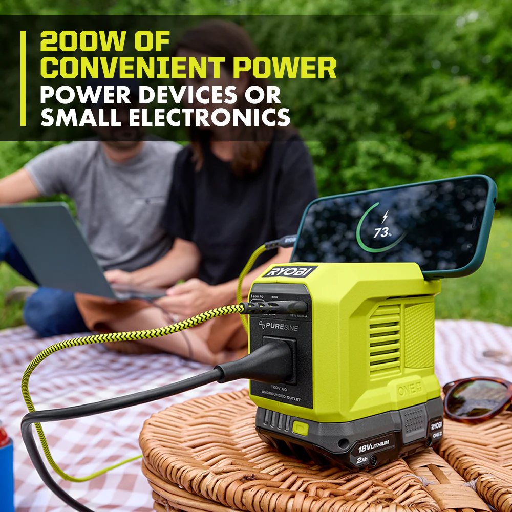 18V ONE+ 200W Power Source/Charger - Image 4