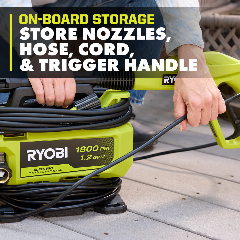 1800 PSI 1.2 GPM Electric Pressure Washer - Image 10