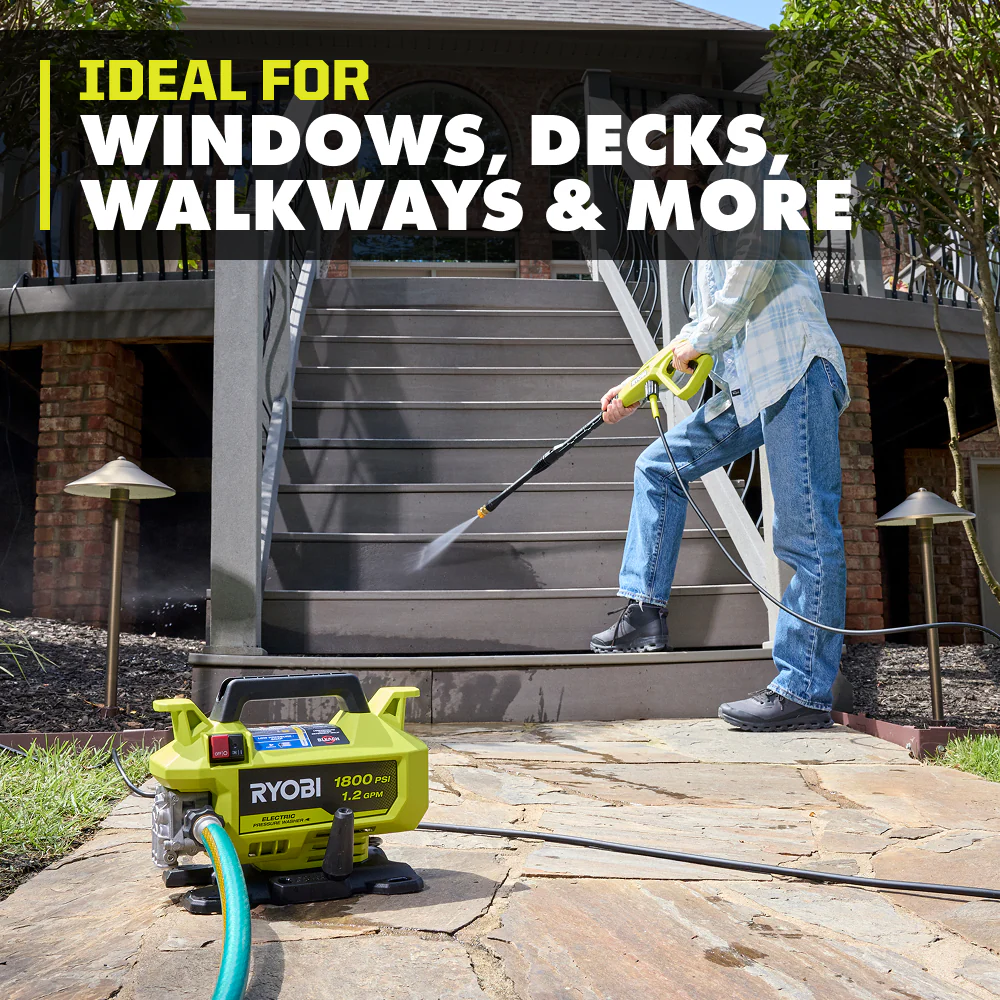 1800 PSI 1.2 GPM Electric Pressure Washer - Image 6
