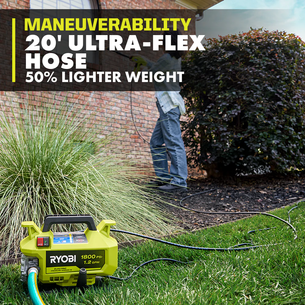 1800 PSI 1.2 GPM Electric Pressure Washer - Image 9