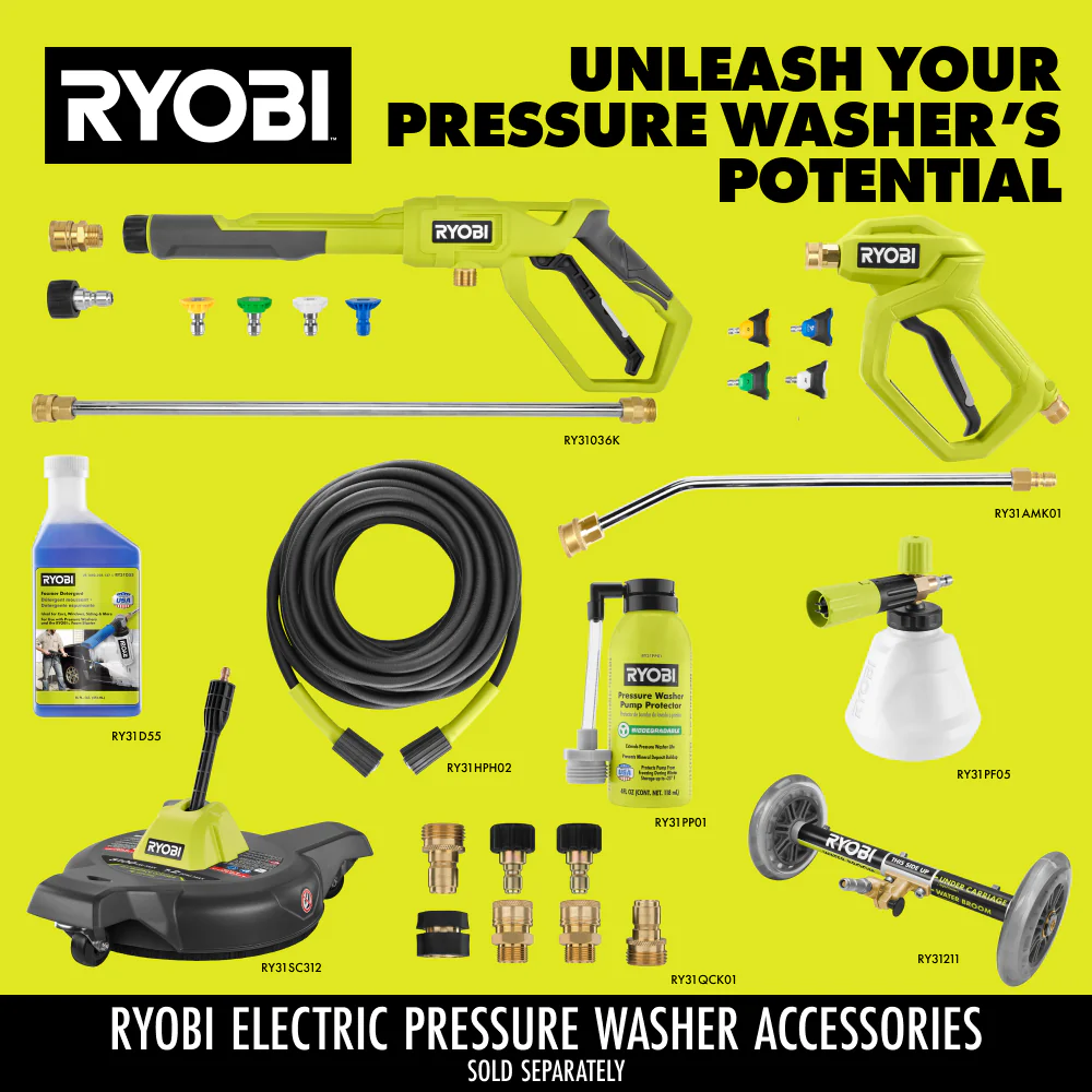 1800 PSI 1.2 GPM Electric Pressure Washer - Image 15