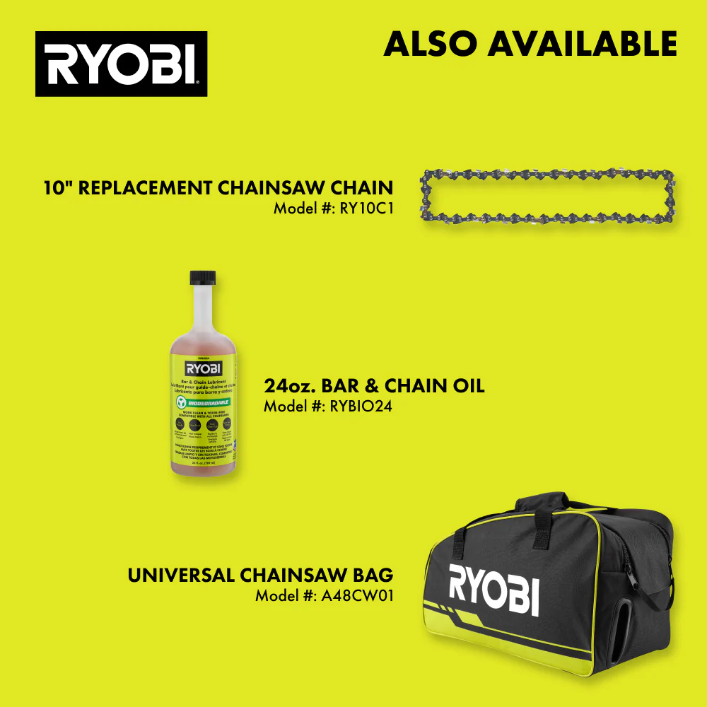 18V ONE+ HP Brushless 10” Chainsaw - Image 10